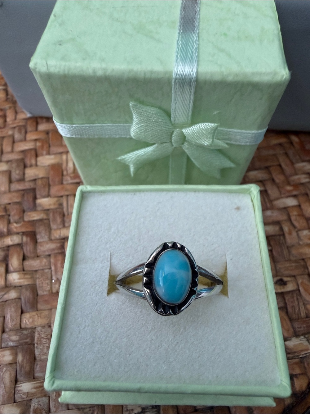 Larimar Women’s Ring